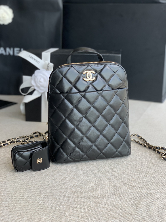 Chanel Bag backpackAS333203 21X23X8cm