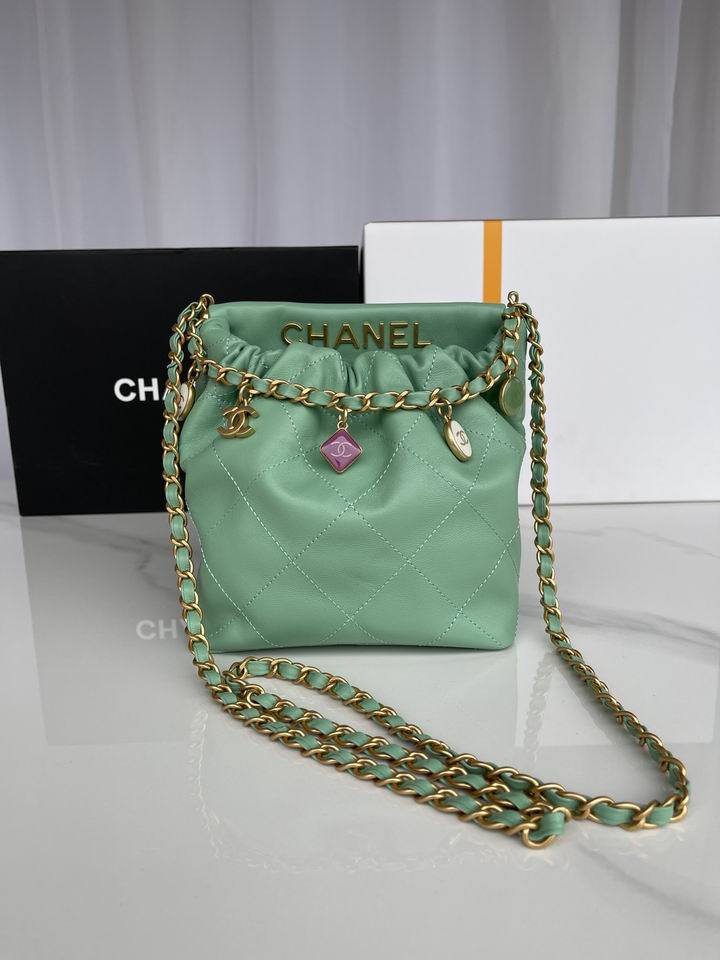 Chanel Bag AS3793 17X16X7cm BL