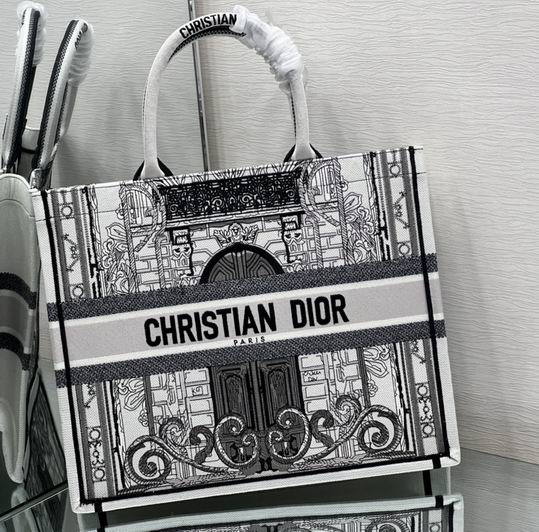 Dior Book Tote 1296 41.5x34.5x16cm wo