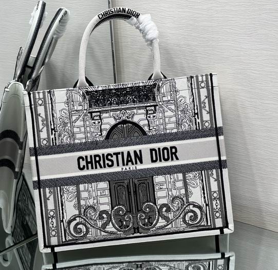 Dior Book Tote 1296 41.5x34.5x16cm wo