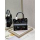 Dior mini book tote 1265  26.5x21x14cm wz