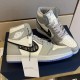 Dior x Air Jordan 1 High Cut Sneakers 