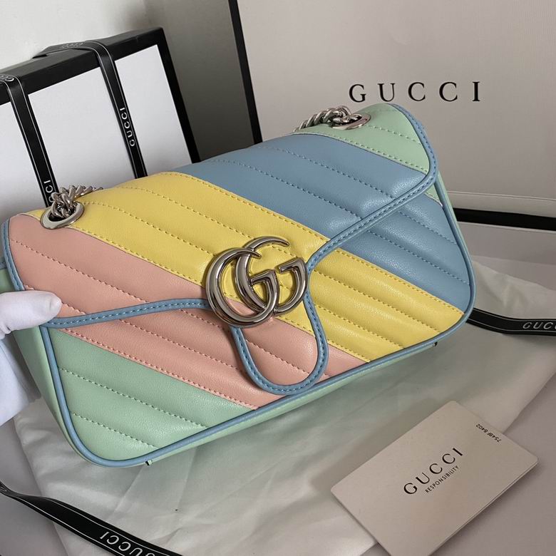 Gucci women Bags 443497 26X15X7cm DF 1