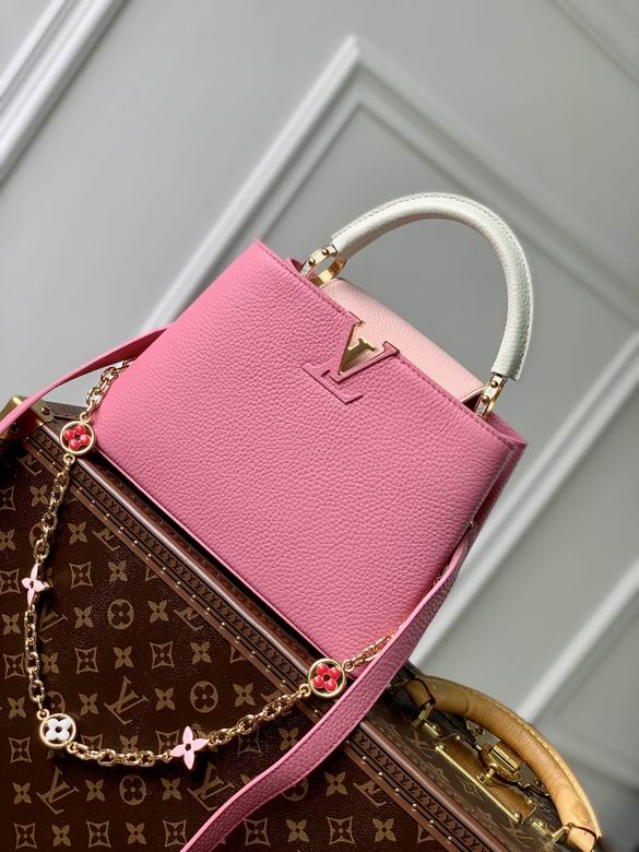 LV BAG Capucines M22375 27X18X9cm 