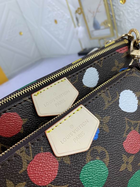 LV BAG Double Zip Pochette M46385 24X16X6cm