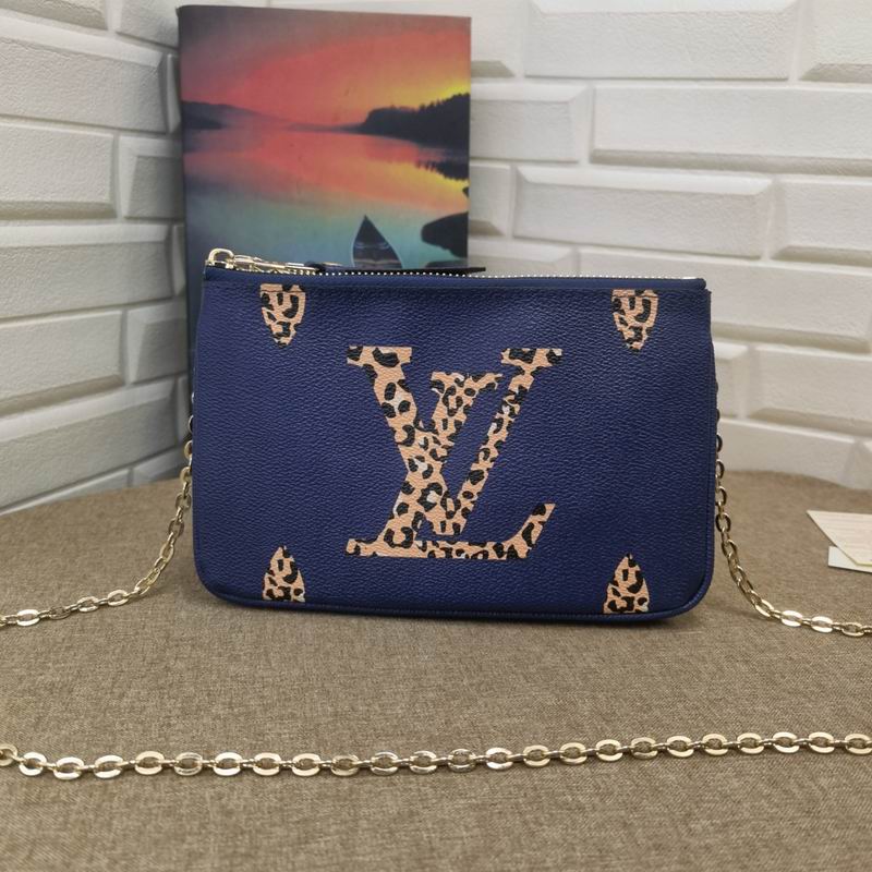 LV BAG Double Zip Pochette M69203 20X12.5X3cm