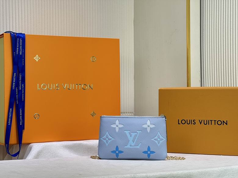 LV BAG Double Zip Pochette M69203-9 20X12.5X3cm