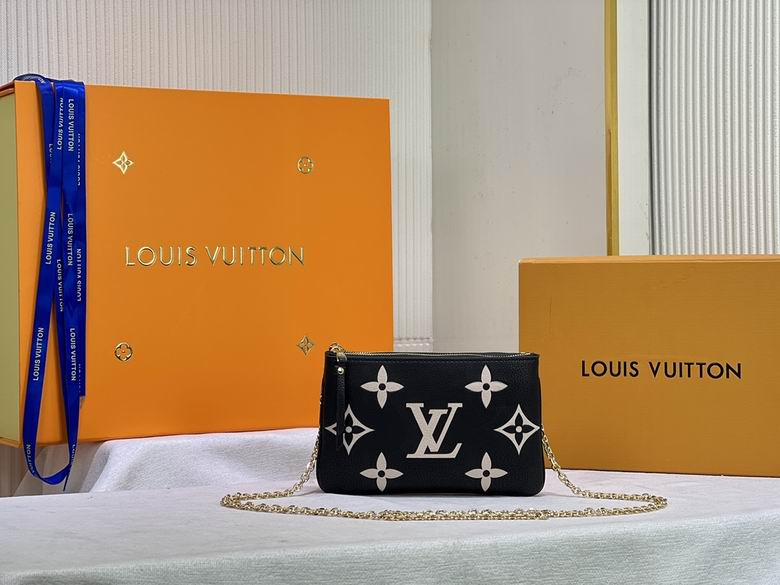 LV BAG Double Zip Pochette M69203-9 20X12.5X3cm