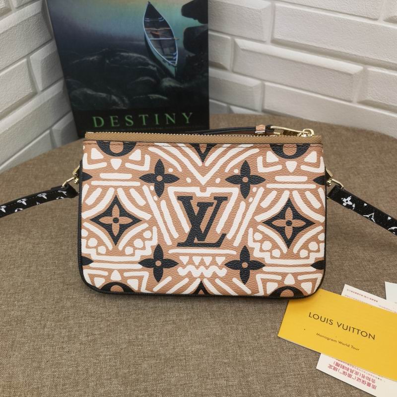 LV BAG Double Zip Pochette M69203-9 20X12.5X3cm