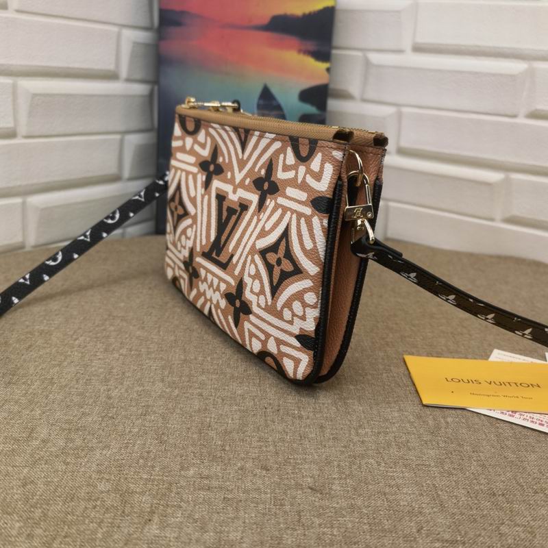 LV BAG Double Zip Pochette M69203-9 20X12.5X3cm