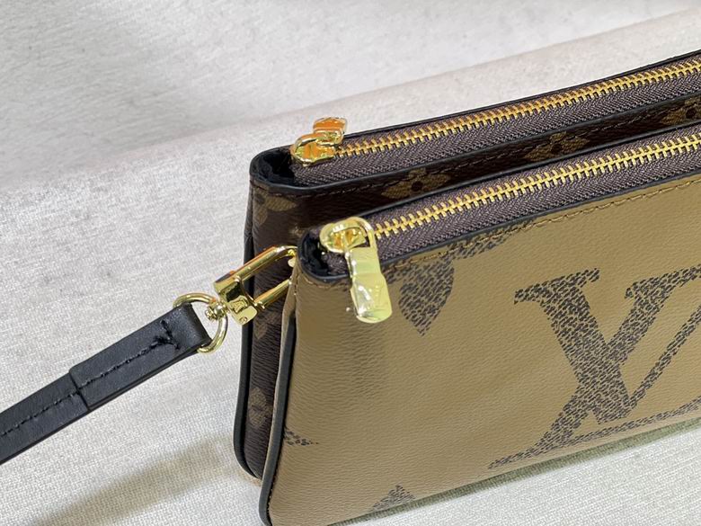 LV BAG Double Zip Pochette M69203-9 20X12.5X3cm