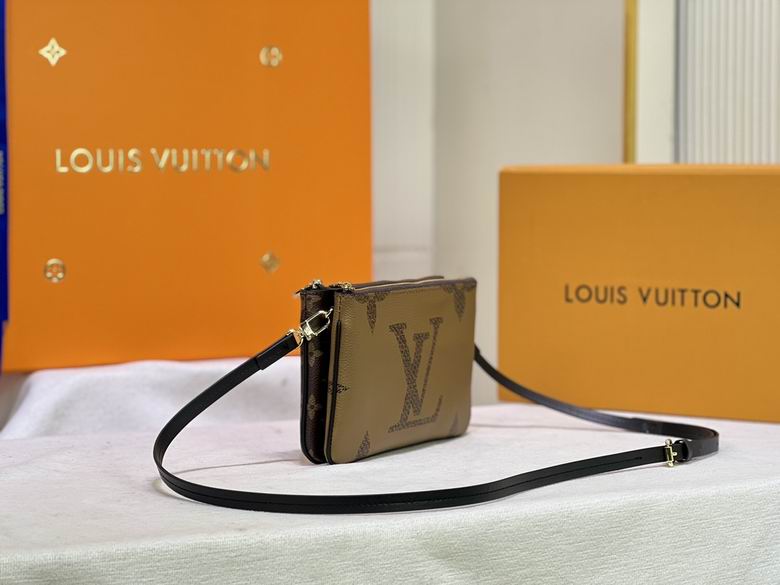 LV BAG Double Zip Pochette M69203-9 20X12.5X3cm