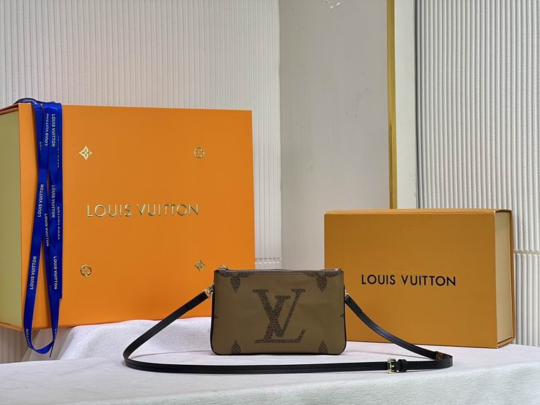 LV BAG Double Zip Pochette M69203-9 20X12.5X3cm