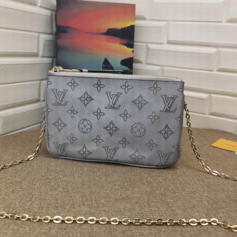 LV BAG Double Zip Pochette M69203-9 20X12.5X3cm