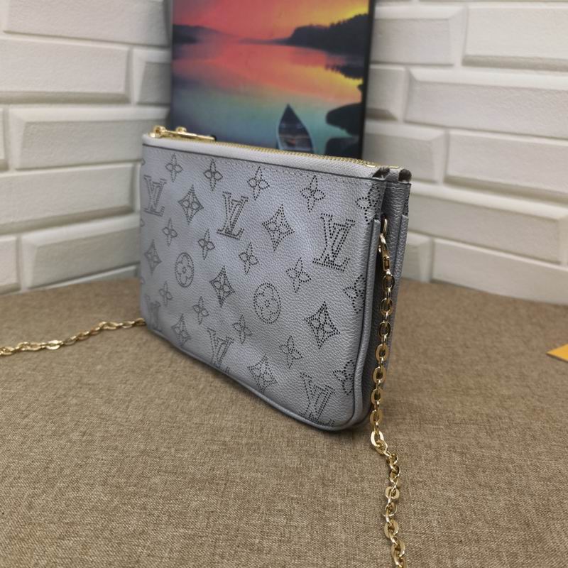 LV BAG Double Zip Pochette M69203-9 20X12.5X3cm