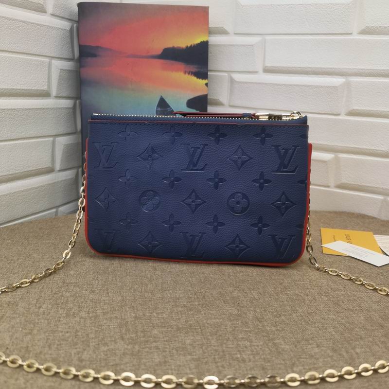 LV BAG Double Zip Pochette M69203-9 20X12.5X3cm