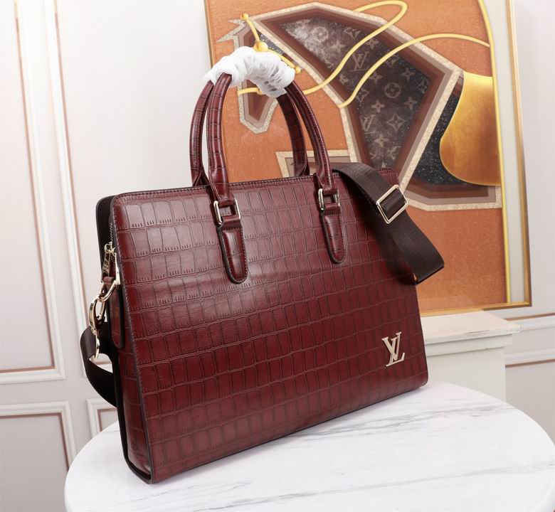 LV briefcase 1008704 39X29X7cm WP