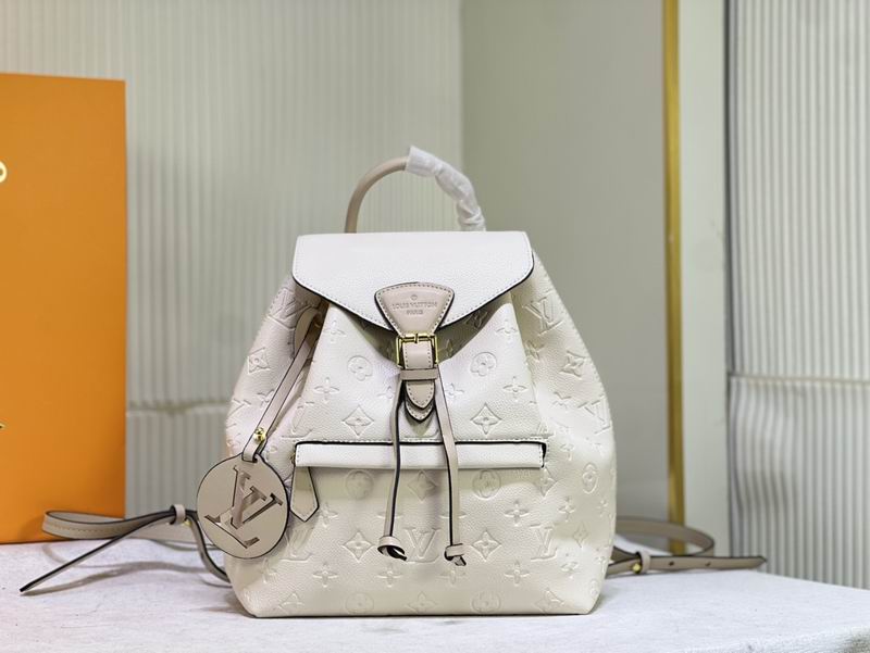 LV Backpack Montsouris M45205 27.5x33x14cm ss