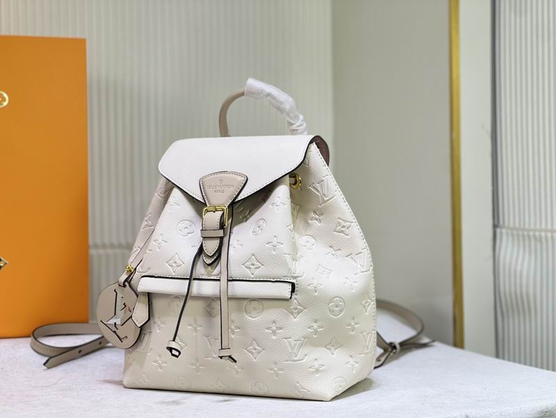 LV Backpack Montsouris M45205 27.5x33x14cm ss