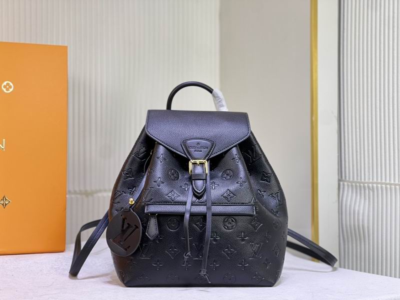 LV Backpack Montsouris M45205 27.5x33x14cm ss