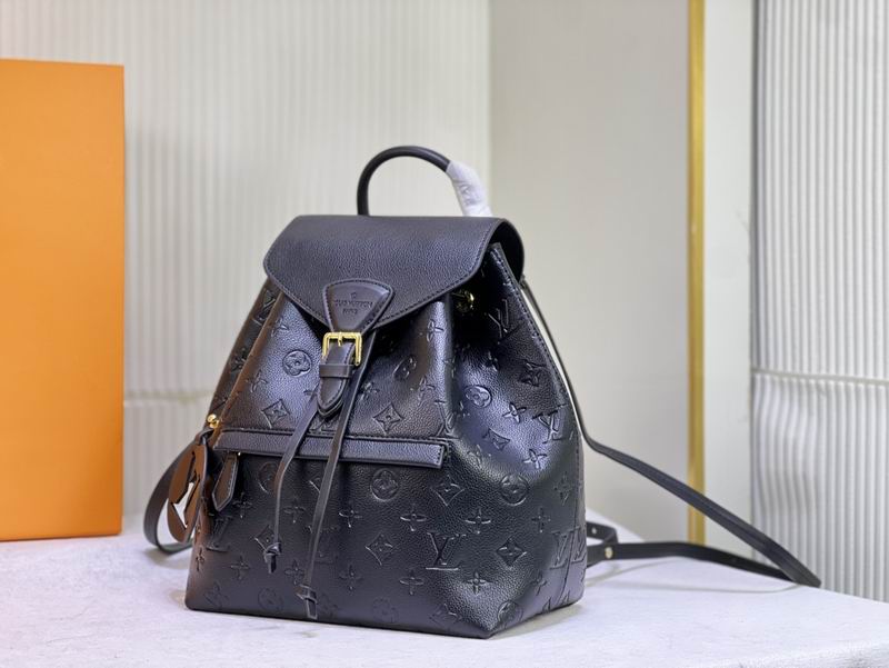 LV Backpack Montsouris M45205 27.5x33x14cm ss