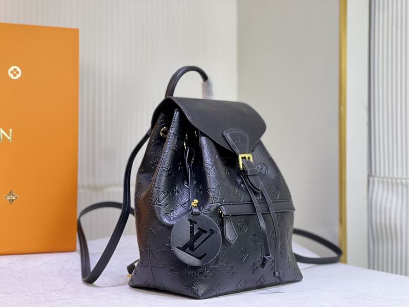 LV Backpack Montsouris M45205 27.5x33x14cm ss