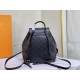 LV Backpack Montsouris M45205 27.5x33x14cm ss