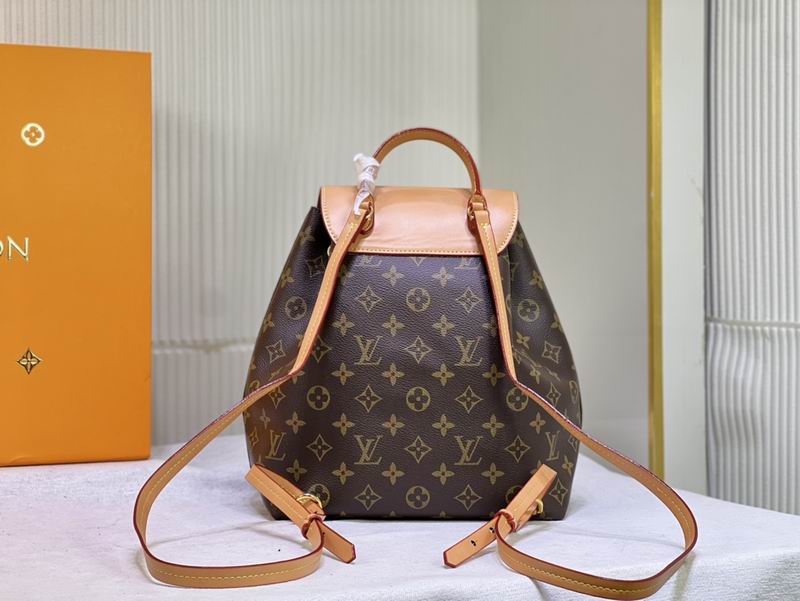 LV Backpack Montsouris M45205 27.5x33x14cm ss