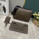 LV BAG Messenger bag M46266 25X18.5X7cm YG