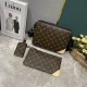 LV BAG Messenger bag M46266 25X18.5X7cm YG