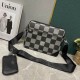 LV BAG Messenger bag M46266 25X18.5X7cm YG