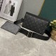 LV BAG Messenger bag M64608 22X14.5X4.5cm YG