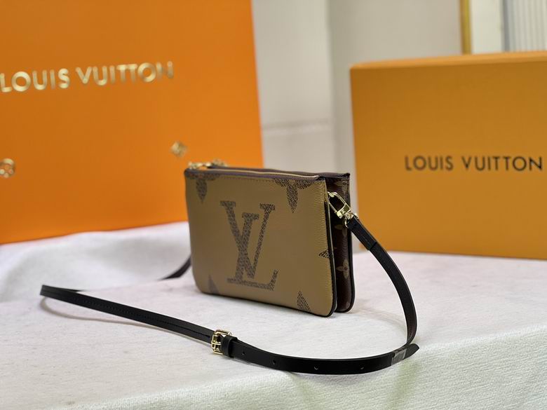 LV BAG Double Zip Pochette M69203-9 20X12.5X3cm