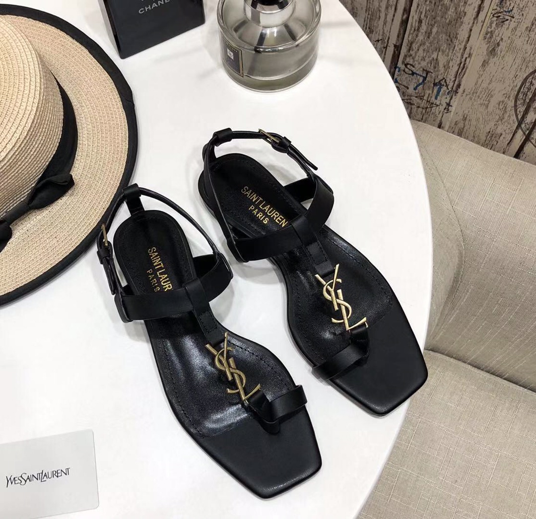 YSL SANDALS BIG LOGO 35-42