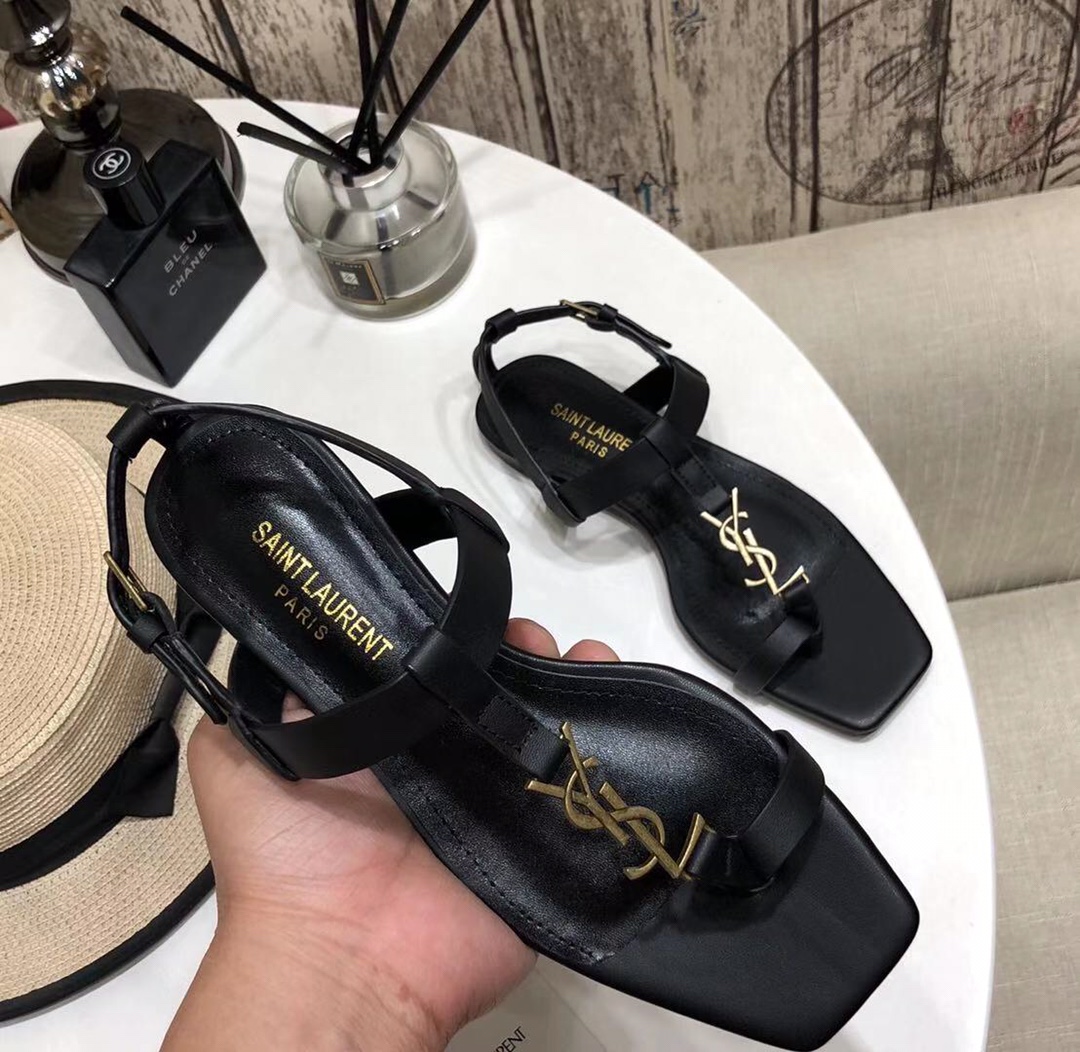 YSL SANDALS BIG LOGO 35-42